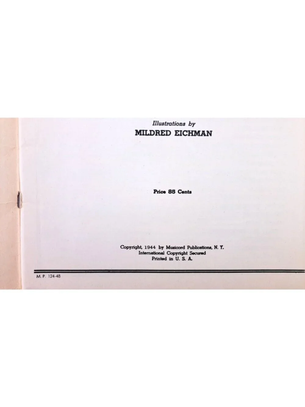 Vintage Technic Is Fun Book Three David Hirschberg 1944 Musicord Piano Music